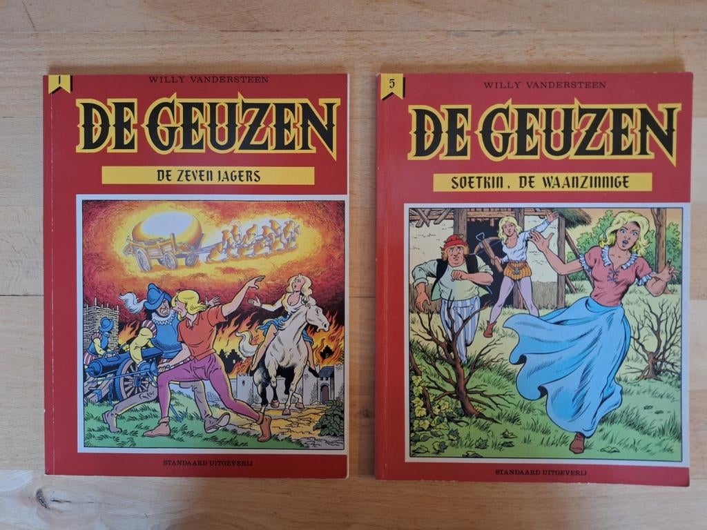 De Geuzen deel 1 en 5. Samen € 5.00, Boeken, Stripboeken, Meerdere stripboeken, Ophalen of Verzenden, Gelezen