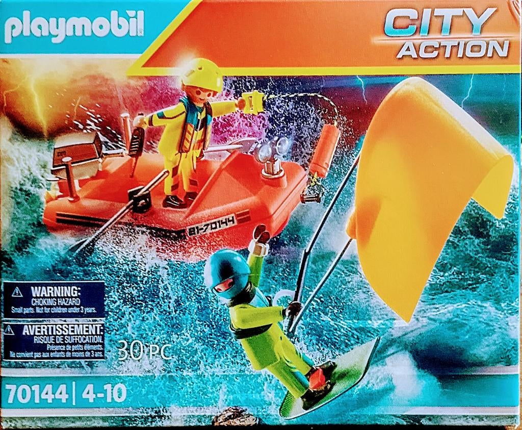 City Action Redding Op Zee:Kitesurfersredding Met Boot 70144, Ophalen of Verzenden, Zo goed als nieuw, Complete set