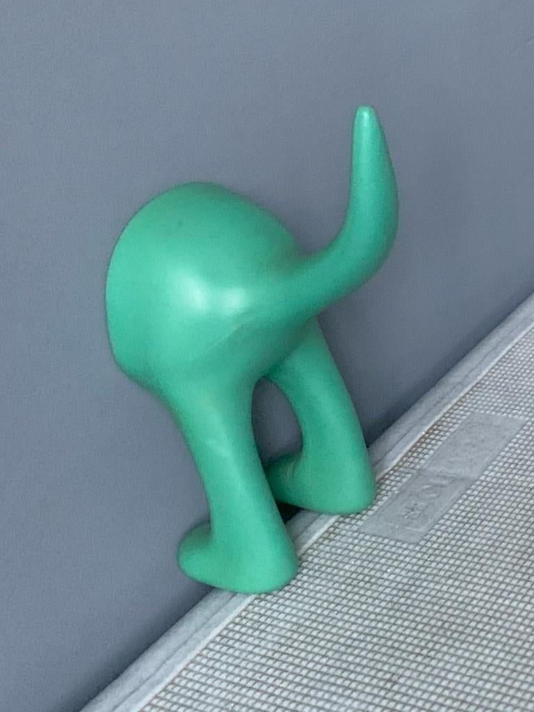Turquoise  Sleutelhaak Wandhaak Hondenstaart Hook Ikea Dog, Kunststof, Wandhaken, Ophalen of Verzenden, Zo goed als nieuw