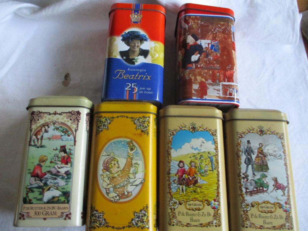 de Ruijter blikjes, Verzamelen, Blikken, Ophalen of Verzenden, Gebruikt, Overige, Overige merken