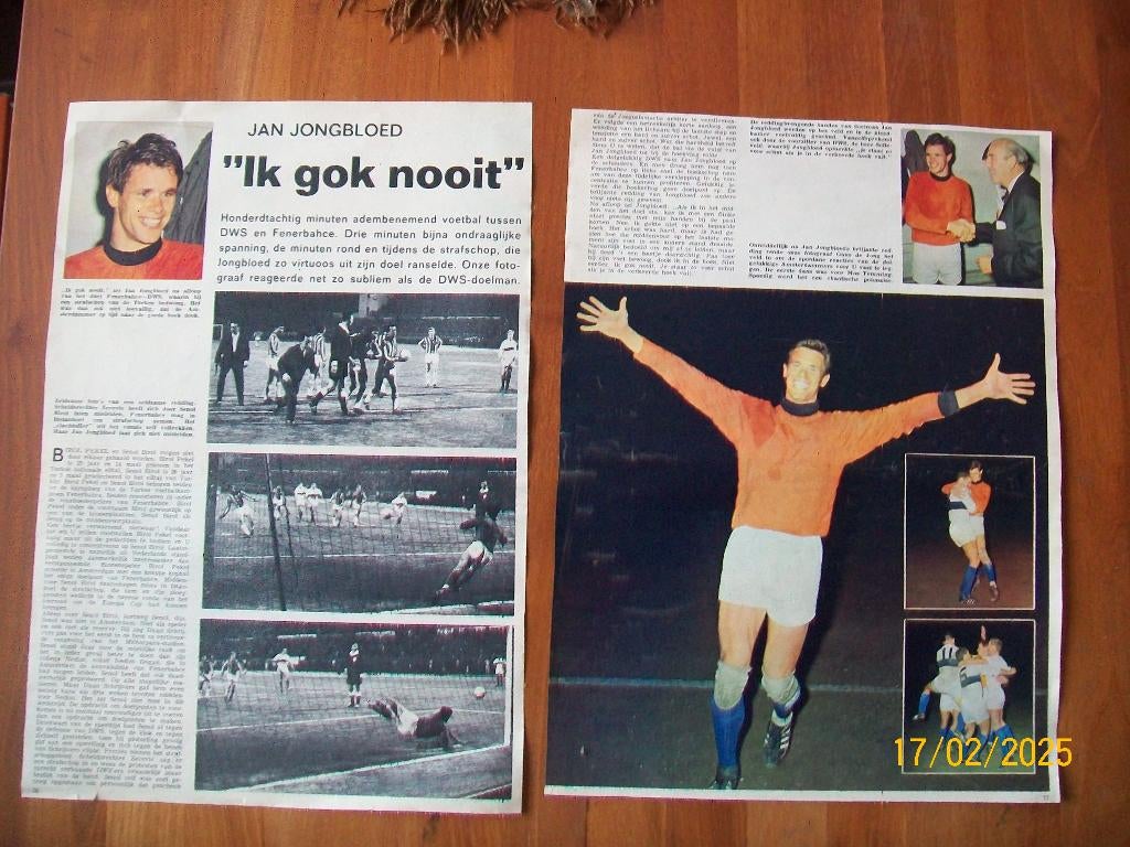 Jongbloed, Geurtsen, Schrijvers, Israel/Burgers ( DWS ), Verzenden, Zo goed als nieuw, Ajax, Poster, Plaatje of Sticker