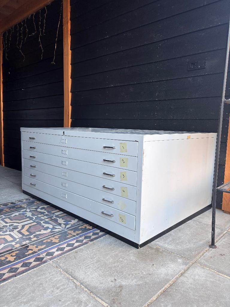 Tekeningen kast - A0 fromaat, Huis en Inrichting, Kasten | Ladekasten, Ophalen, Gebruikt, 100 tot 150 cm, 5 laden of meer