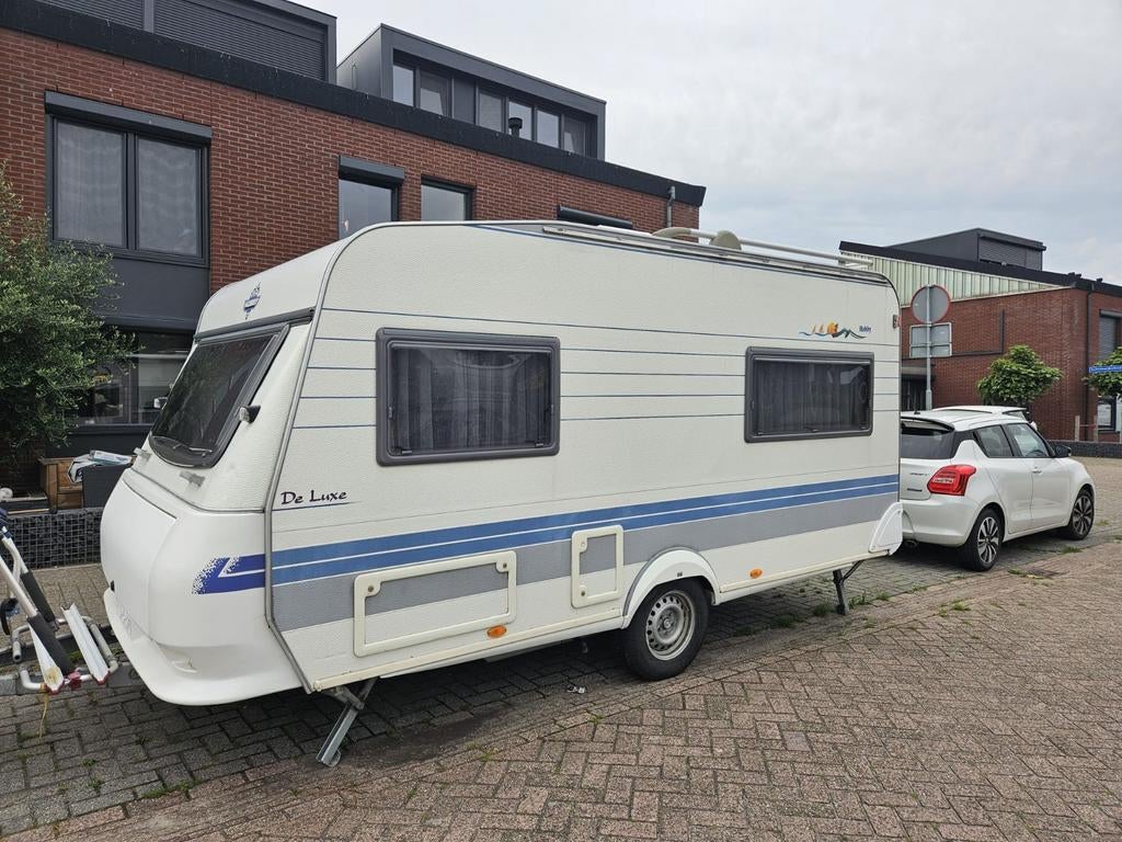 Hobby caravan, bouwjaar 2000, BOVAG gekeurd, Caravans en Kamperen, Caravans, Particulier, tot en met 4, Rondzit, Hobby, Ophalen