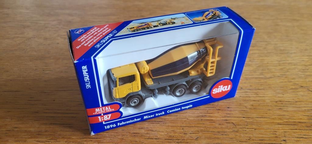 Siku 1896 scania betonmixer, Hobby en Vrije tijd, Ophalen of Verzenden, Nieuw, Bus of Vrachtwagen, SIKU