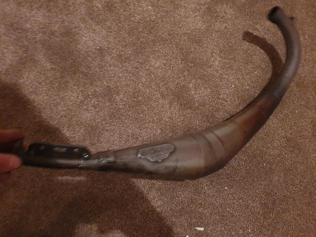 Yasuni uitlaat hoogtoering onderlangs 50cc 70cc 80cc, Ophalen of Verzenden, Gebruikt, Uitlaat, Yasuni