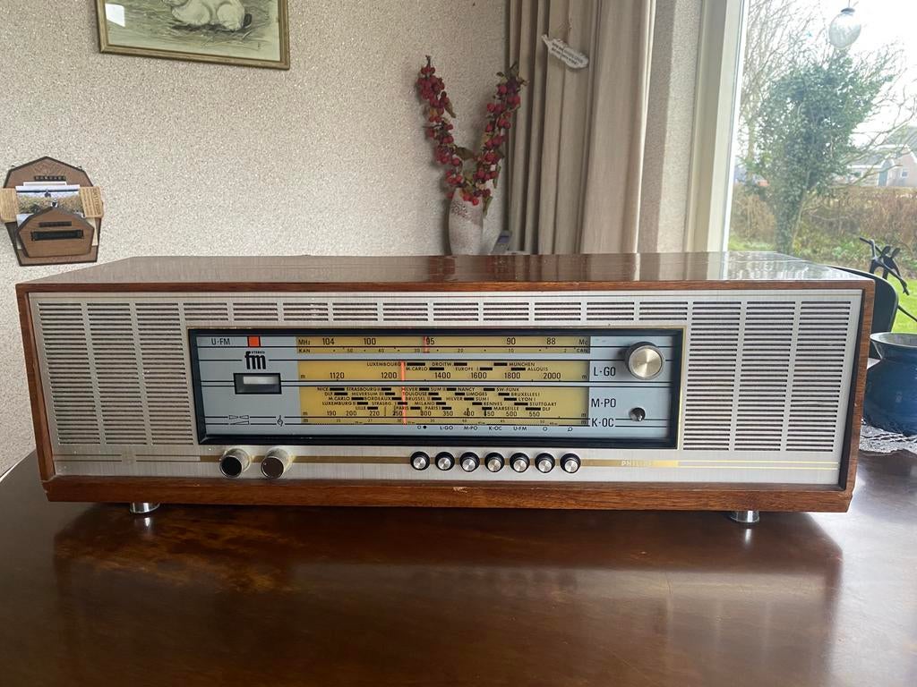 Vintage Philips RADIO, Ophalen of Verzenden, Audio en Video