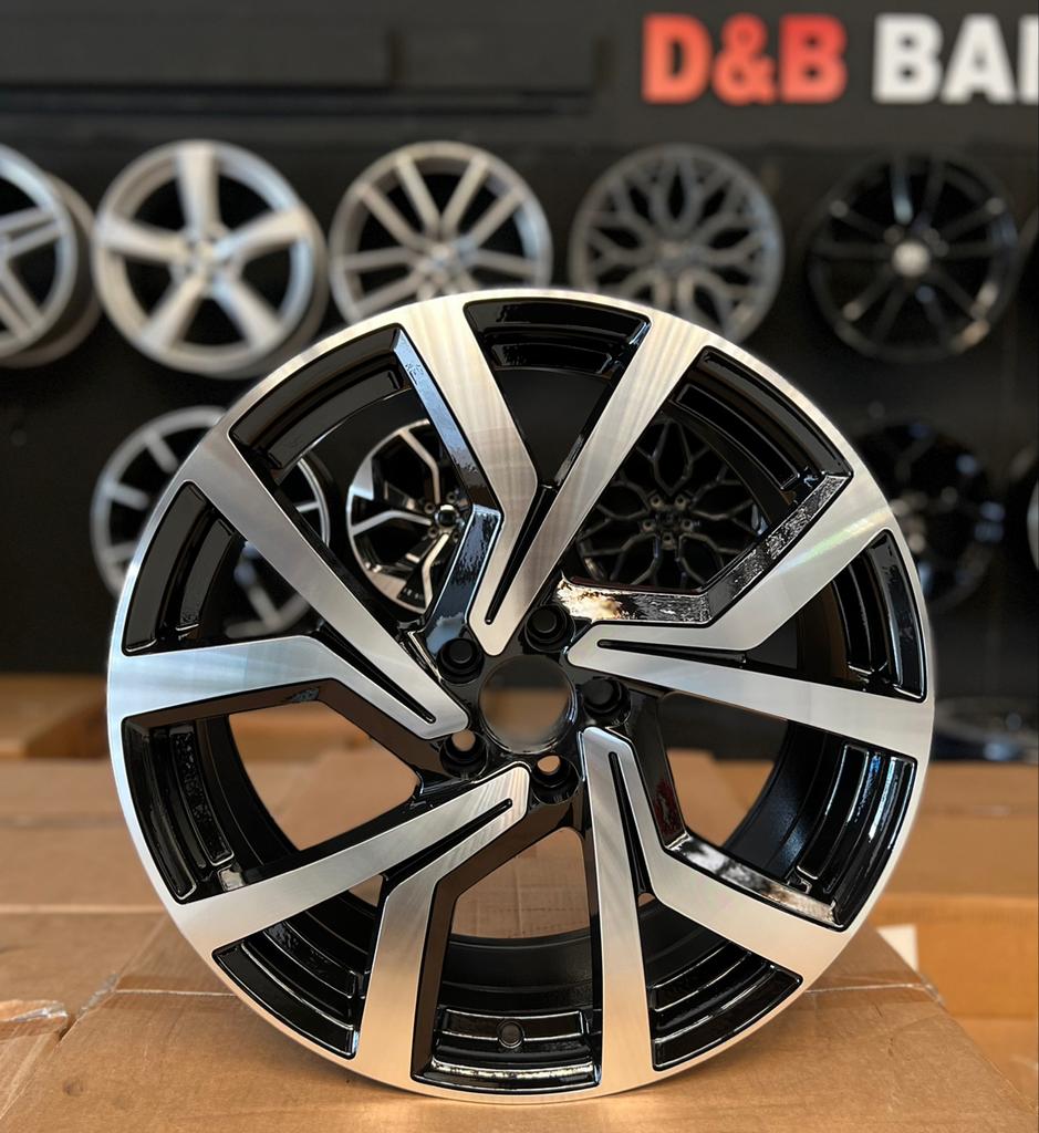 17 18 inch brescia look 5x100 Vw polo Gti taigo t cross seat, Auto-onderdelen, Banden en Velgen, 215 mm, Velg(en), Nieuw, 17 inch