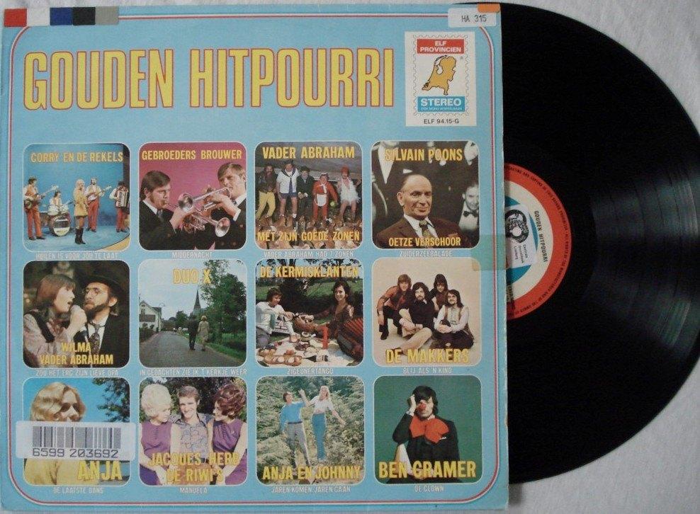 Gouden Hitpourri, Cd's en Dvd's, Vinyl | Nederlandstalig, Ophalen of Verzenden, Gebruikt, 12 inch, Overige genres