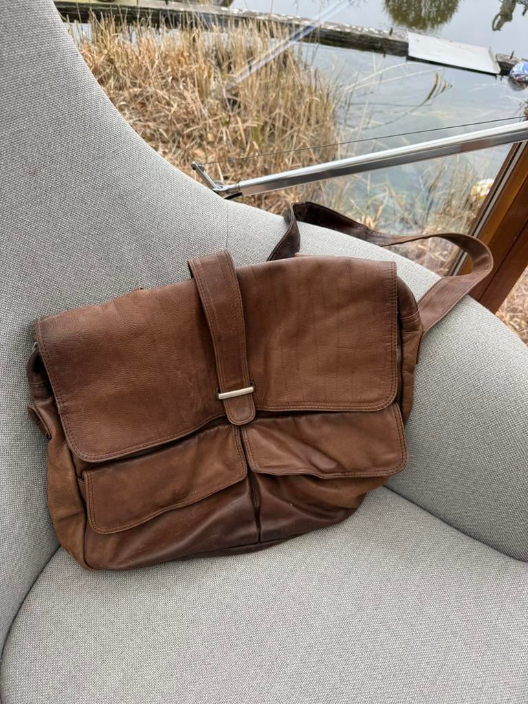 Office bag Kenneth Cole, Sieraden, Tassen en Uiterlijk, Tassen | Damestassen, Ophalen of Verzenden, Zo goed als nieuw, Bruin, Handtas