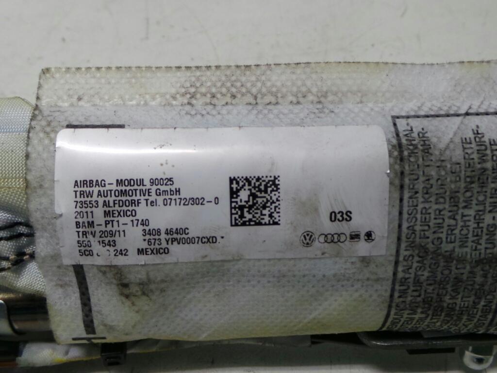 VOLKSWAGEN JETTA AIRBAG RECHTS 2011, Auto-onderdelen, Ophalen of Verzenden, Gebruikt, Stiba lid