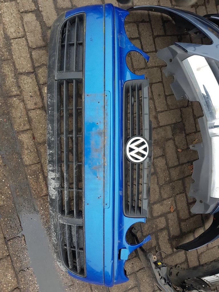 VW POLO VOORBUMPER BJ 2002 TOT 2005, Ophalen of Verzenden, Gebruikt, Voor, Bumper