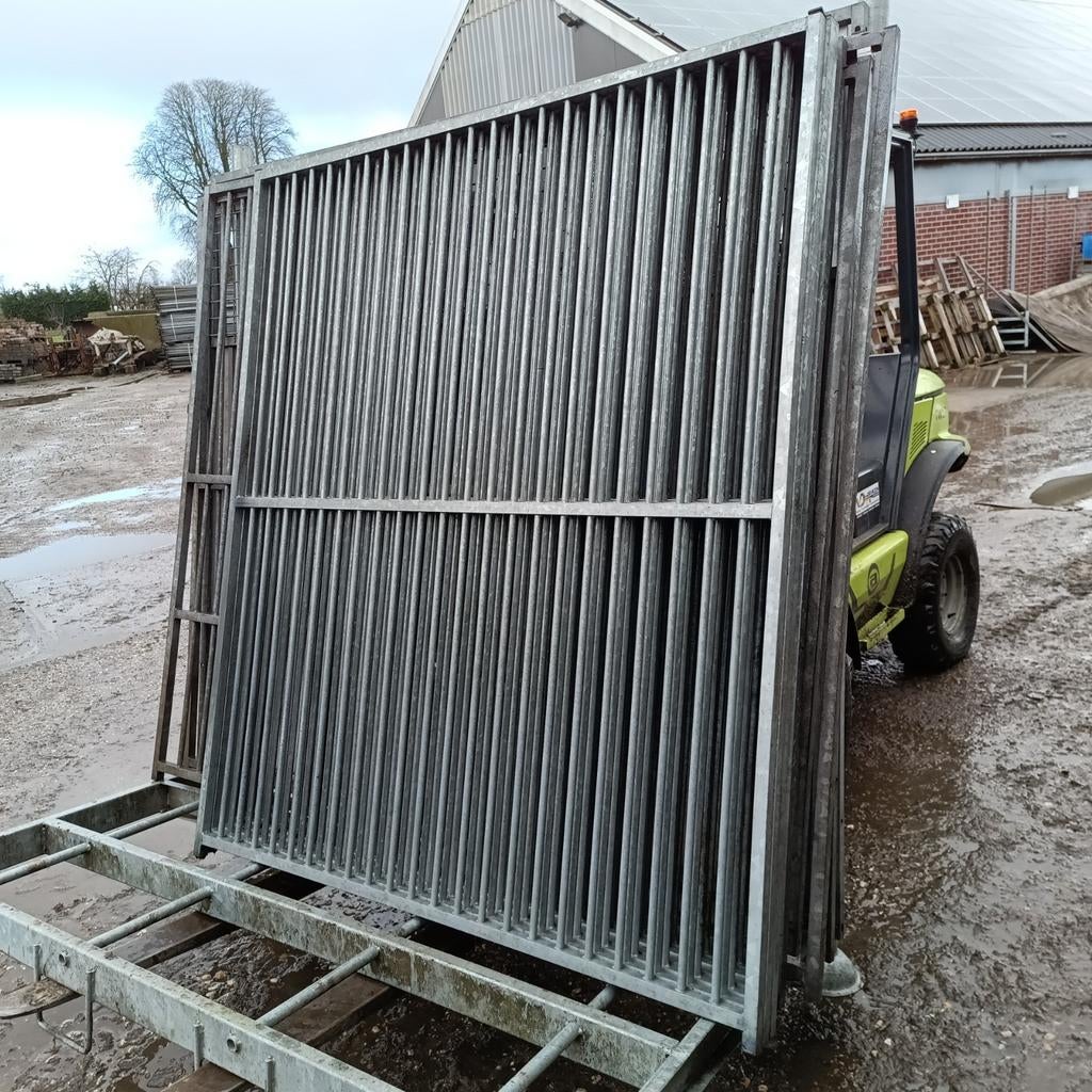 6 stuks 1,5m corton kennelpanelen zonder deur, Ophalen, Hondenkennel, 100 cm of meer, 110 cm of meer