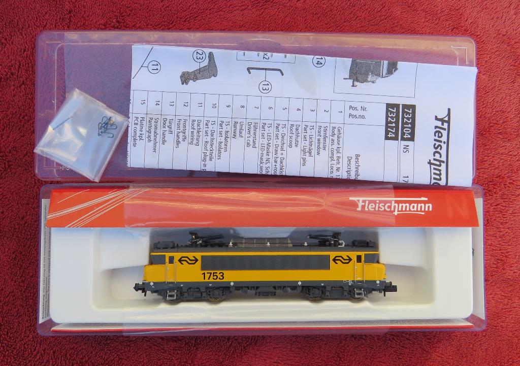 Fleischmann 732104. NS 1700, Fleischmann, Ophalen of Verzenden, Gelijkstroom, Locomotief