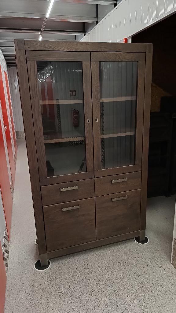 Complete robuuste donker houten meubelset (5-delig), Ophalen