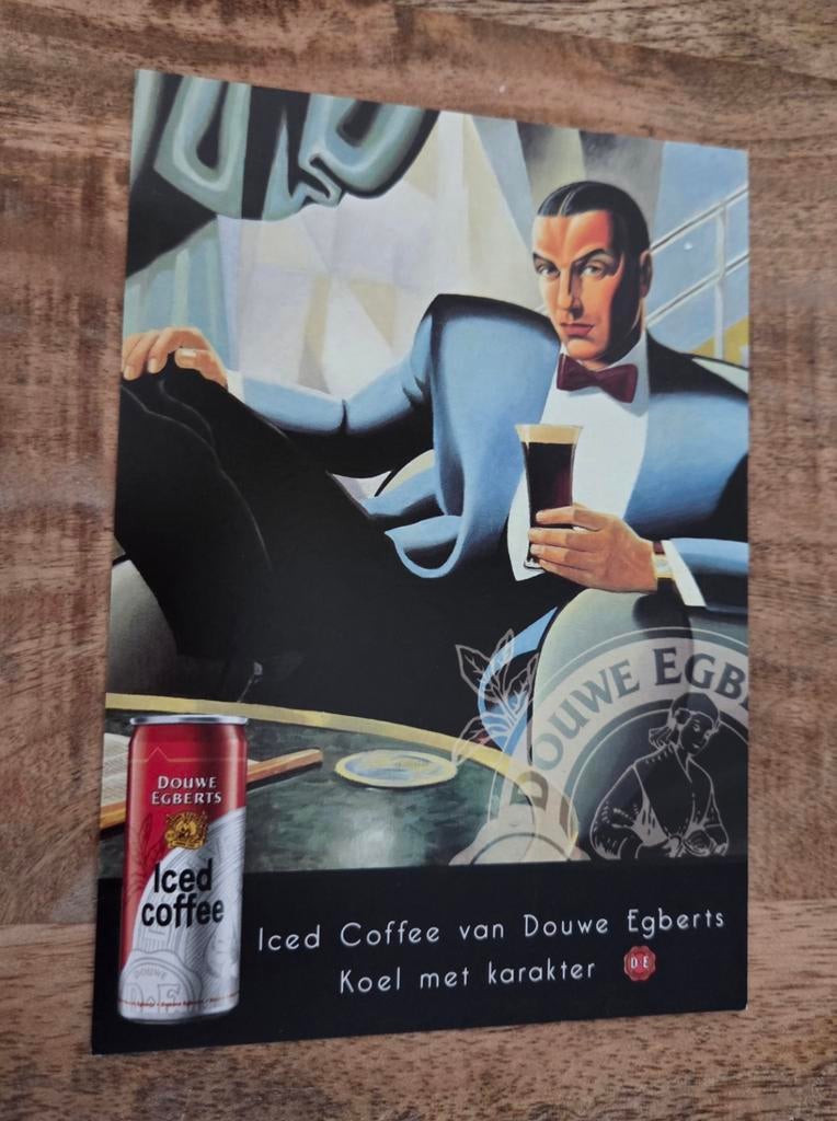 Iced Coffee - Douwe Egberts, Verzenden, 1980 tot heden, Ongelopen, Overige thema's