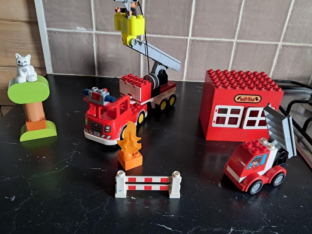 Duplo Brandweerkazerne, Kinderen en Baby's, Speelgoed | Duplo en Lego, Ophalen of Verzenden