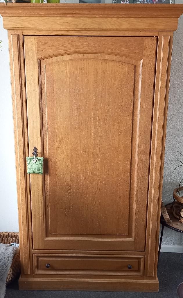 Broodkast blank eiken, Ophalen, Gebruikt, Met deur(en), Eikenhout