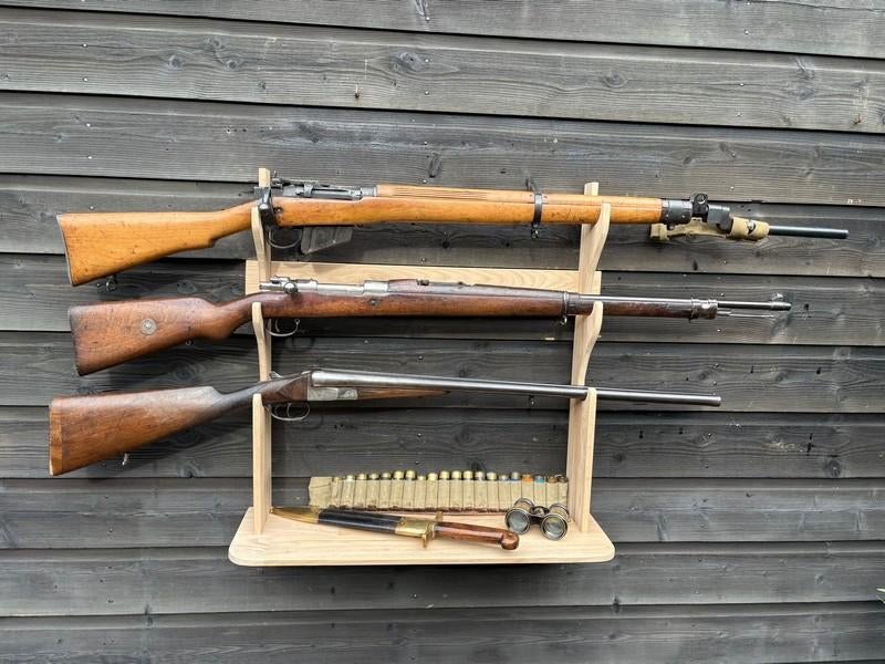 Wand rek T.B.V Geweer, Zwartkruit, Airsoft, Jacht, Klewang, Verzamelen, Ophalen of Verzenden, Overige soorten, Nederland, Kunstobject