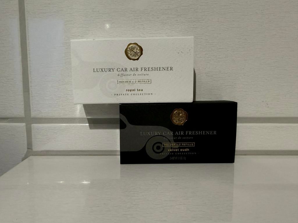 Rituals Autoparfum Houder + 2 Vullingen: Velvet Oudh & Royal, Ophalen of Verzenden, Nieuw