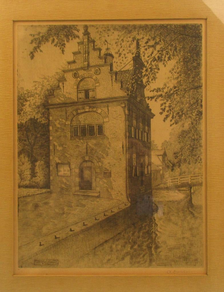 Raadhuis Jisp ets A Donker, Ophalen of Verzenden