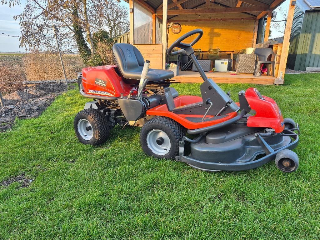 Husqvarna Rider pro 15, 2 cilinder kawasaki, 103cm mulch, Ophalen, Gebruikt, ., Louwsma@tuinmachines.nl