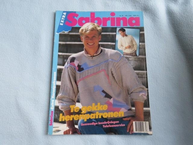 Vintage Sabrina extra Herentruien breien breipatronen, Ophalen of Verzenden, Zo goed als nieuw, Breien, Patroon of Boek