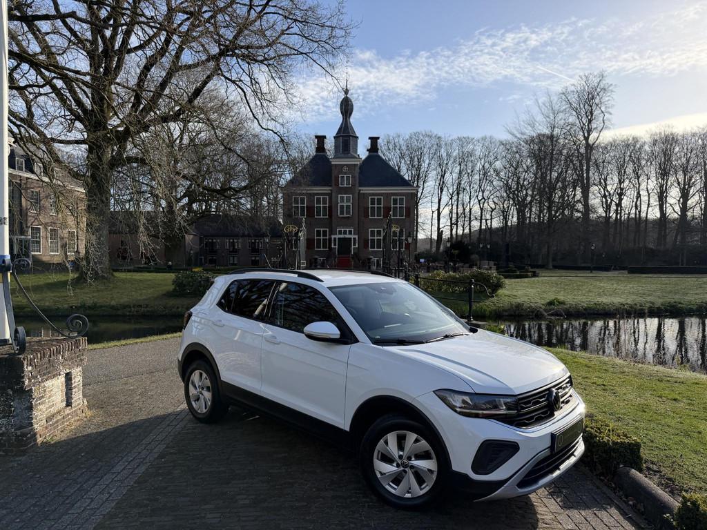 Volkswagen T-Cross 1.0 TSI Life Edition | Clima | Adaptive C, Gebruikt, 116 pk, Wit, LED verlichting