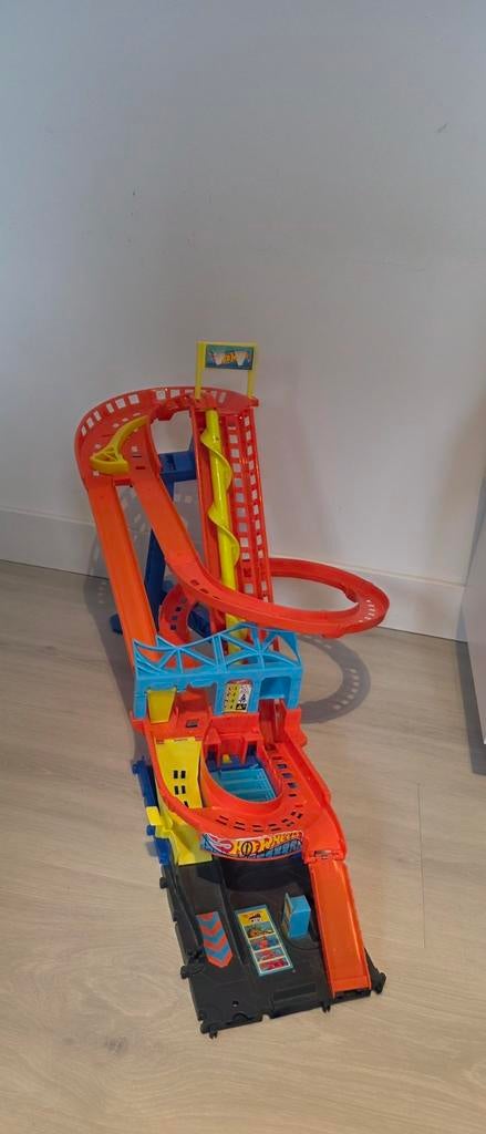 🔥 Hot Wheels Achtbaan Rally Racebaan🔥, Racebaan, Zelf te bouwen, Ophalen of Verzenden, Zo goed als nieuw