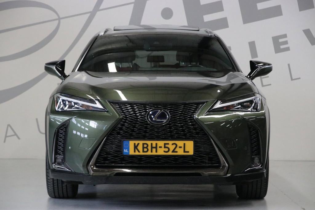 Lexus UX 250h F Sport Line/LED, Auto's, Lexus, Gebruikt, 4 cilinders, Leder en Stof, Bedrijf