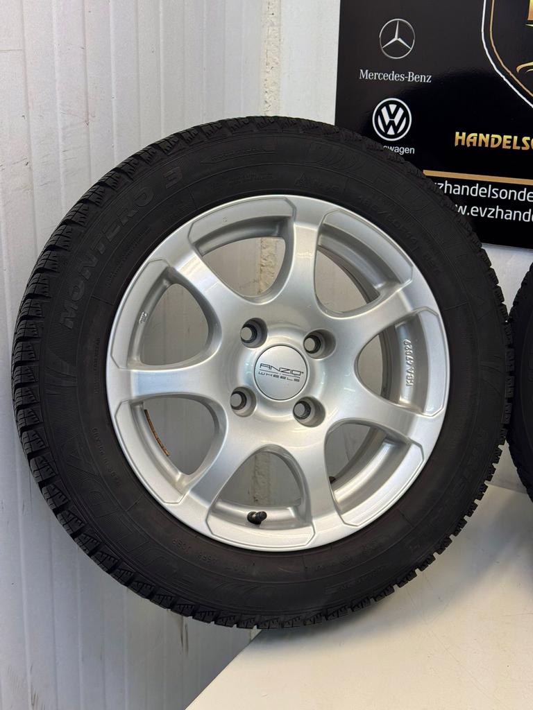 Peugeot 206+ bj.2010 lichtmetaal velgen met banden 185/60R14, Auto-onderdelen, Banden en Velgen, 14 inch, Gebruikt, EVZ Handelsonderneming