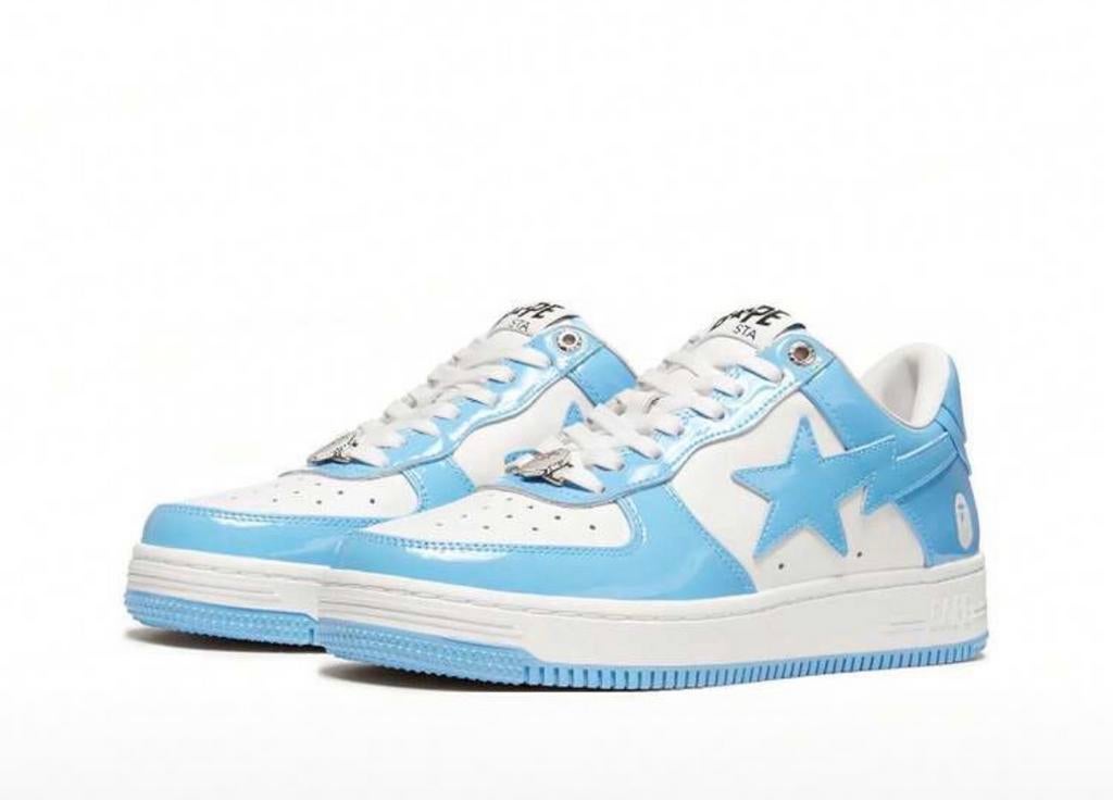 A BATHING APE Bape Star Schoenen Nieuw, Verzenden, Nieuw, Blauw, Sneakers of Gympen