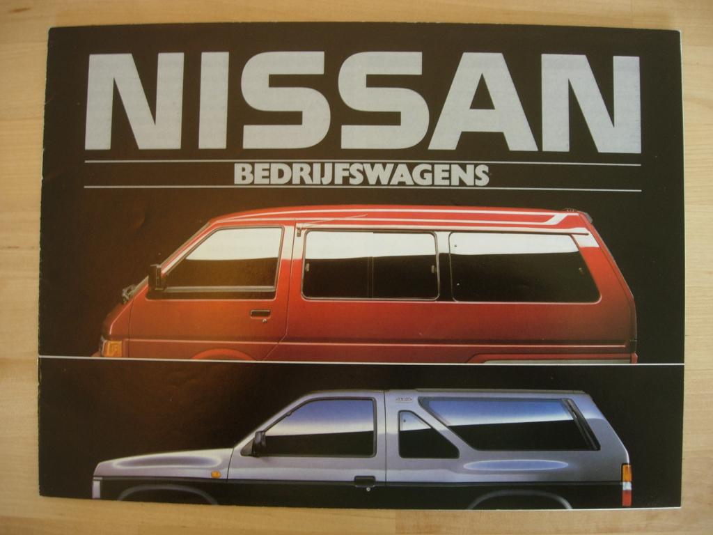 Nissan Patrol Terrano King Cab Urvan Vanette Brochure 1987, Nissan, Ophalen of Verzenden, Zo goed als nieuw, Nissan