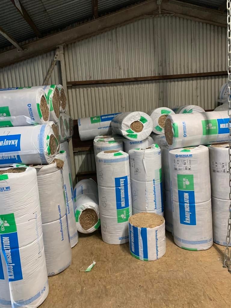 Isolatie Knauf naturoll 9/12/14/17 cm., Ophalen, 12 cm of meer, Zo goed als nieuw, 15 m² of meer