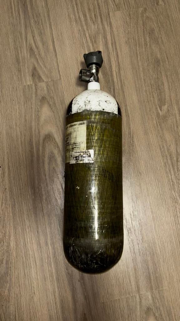 Vulfles PCP Luchtbuks - 6L Carbon - 300 bar - Gekeurd!, Ophalen of Verzenden, Zo goed als nieuw