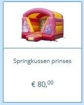Springkussen prinses te huur, Ophalen, Overige