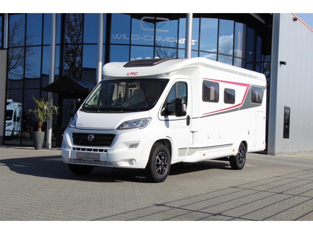 LMC Tourer T 660 - 140PK EURO6 - ENKELE BEDDEN - XXL GARAGE, Caravans en Kamperen, Chemisch toilet, Ringverwarming, Bedrijf, Tot en met 3