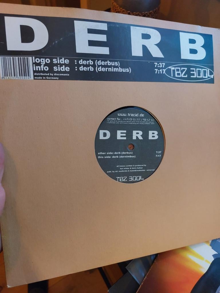 Derb - Derb 12", Ophalen of Verzenden, Gebruikt, 12 inch