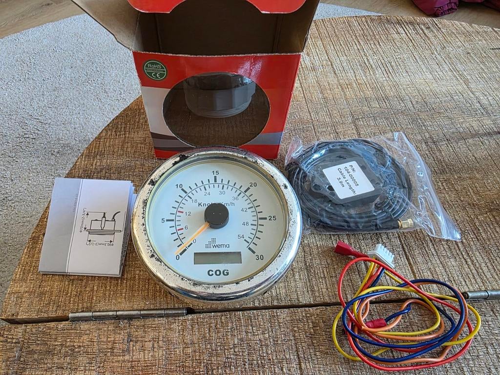 Wema GPS Snelheidsmeter voor Boot, Ophalen, Gebruikt, Gps of Kompas