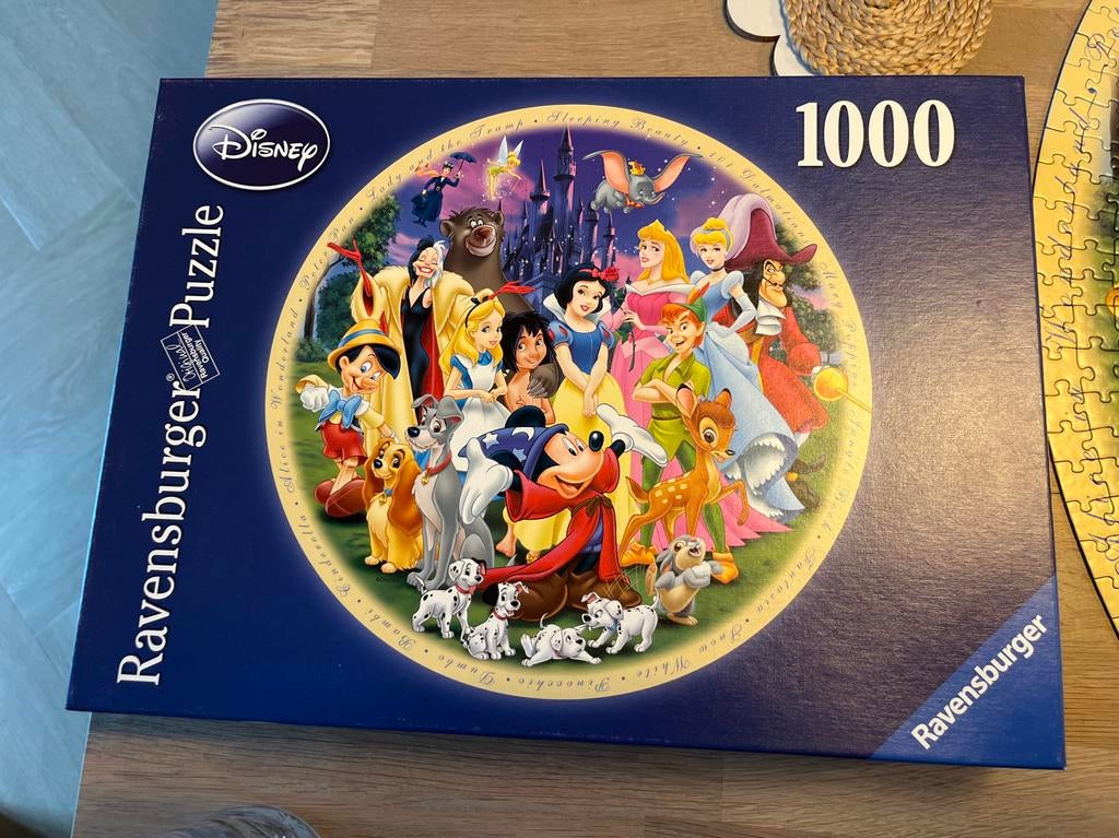 Ravensburger Disney puzzel 1000 stukjes, Hobby en Vrije tijd, Denksport en Puzzels, Ophalen of Verzenden, 500 t/m 1500 stukjes