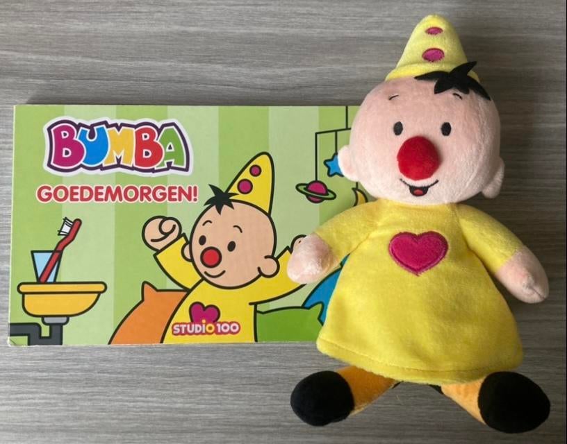 BUMBA Goedemorgen! Voorleesboek + Bumba knuffel!, Ophalen of Verzenden, Zo goed als nieuw
