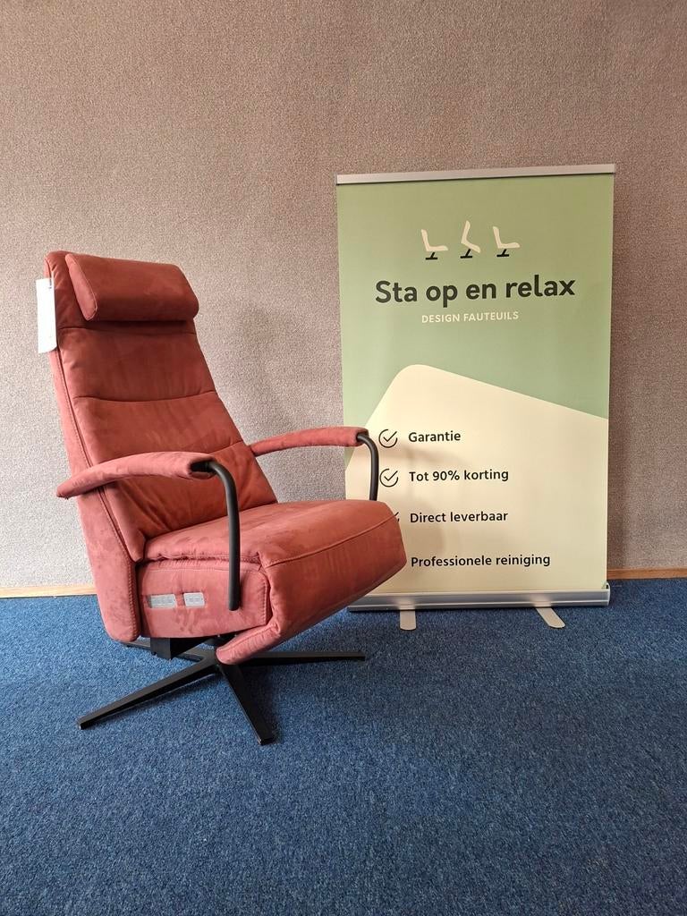Sta op relax fauteuil Prominent C102 Als Nieuw extra luxe!, Hoofdstraat 60 Schijndel, Ophalen of Verzenden, Zo goed als nieuw