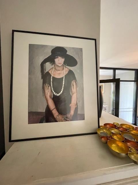 Ingelijste prent  reproductie Jan Sluijters. Tonia Stieltjes, Ophalen