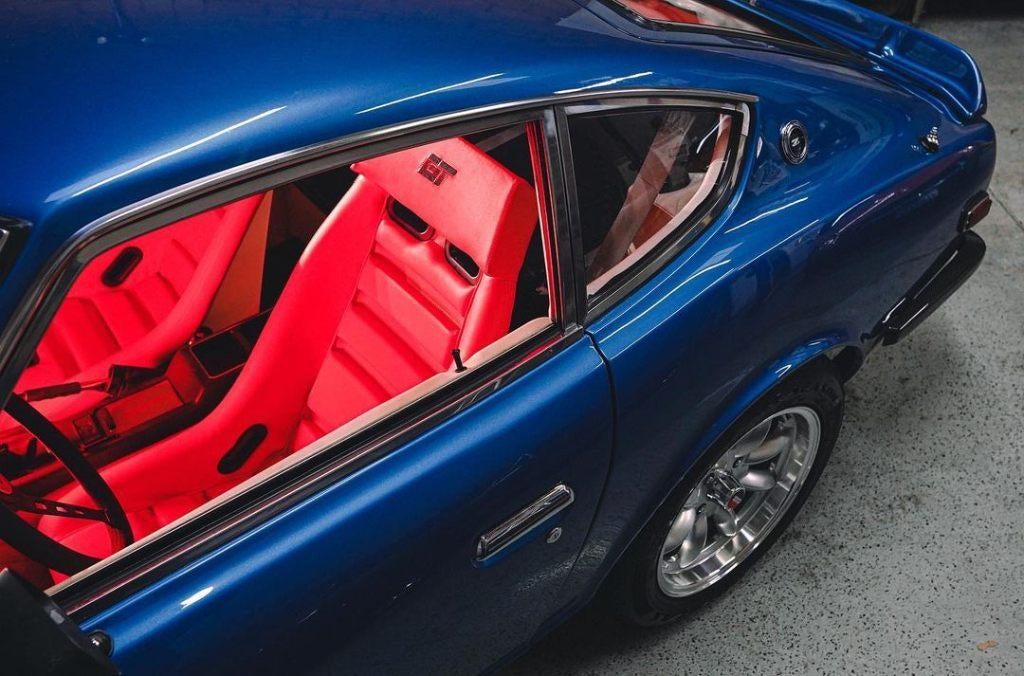 NRG Prisma GT Stardust Strawberry Rood leder Kuipstoel, Auto diversen, Tuning en Styling, Ophalen of Verzenden