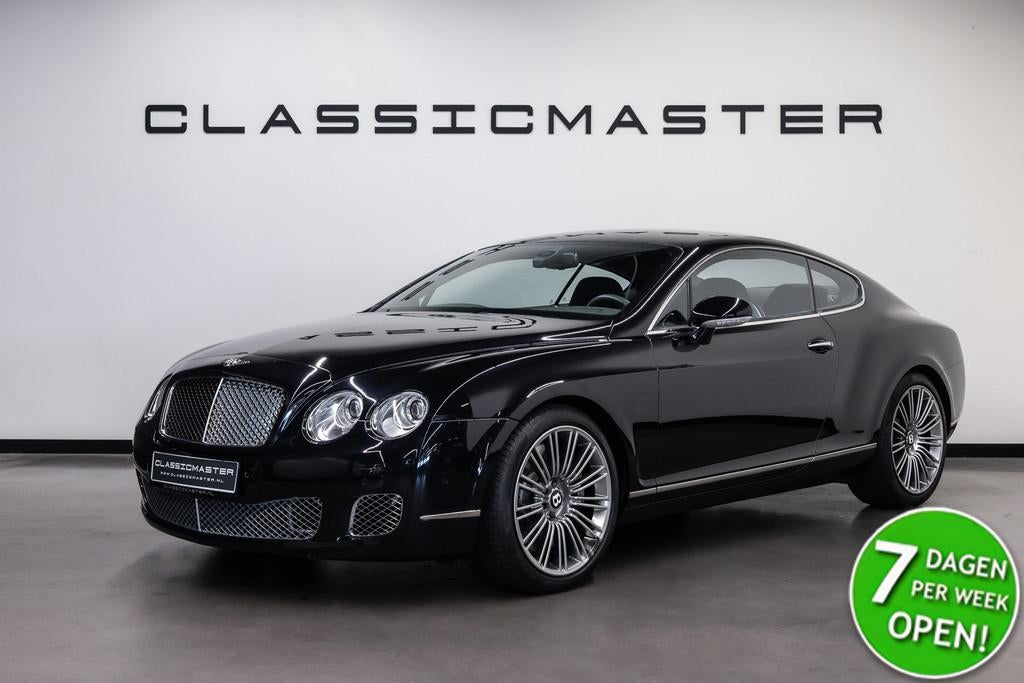 Bentley Continental GT 6.0 W12 Speed Bijtellingsvriendelijk, Automaat, Zwart, 12 cilinders, Zwart