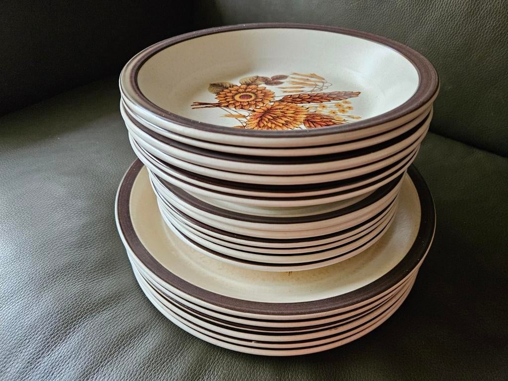 18-delig servies Doverstone Staffordshire "Heather", Ophalen