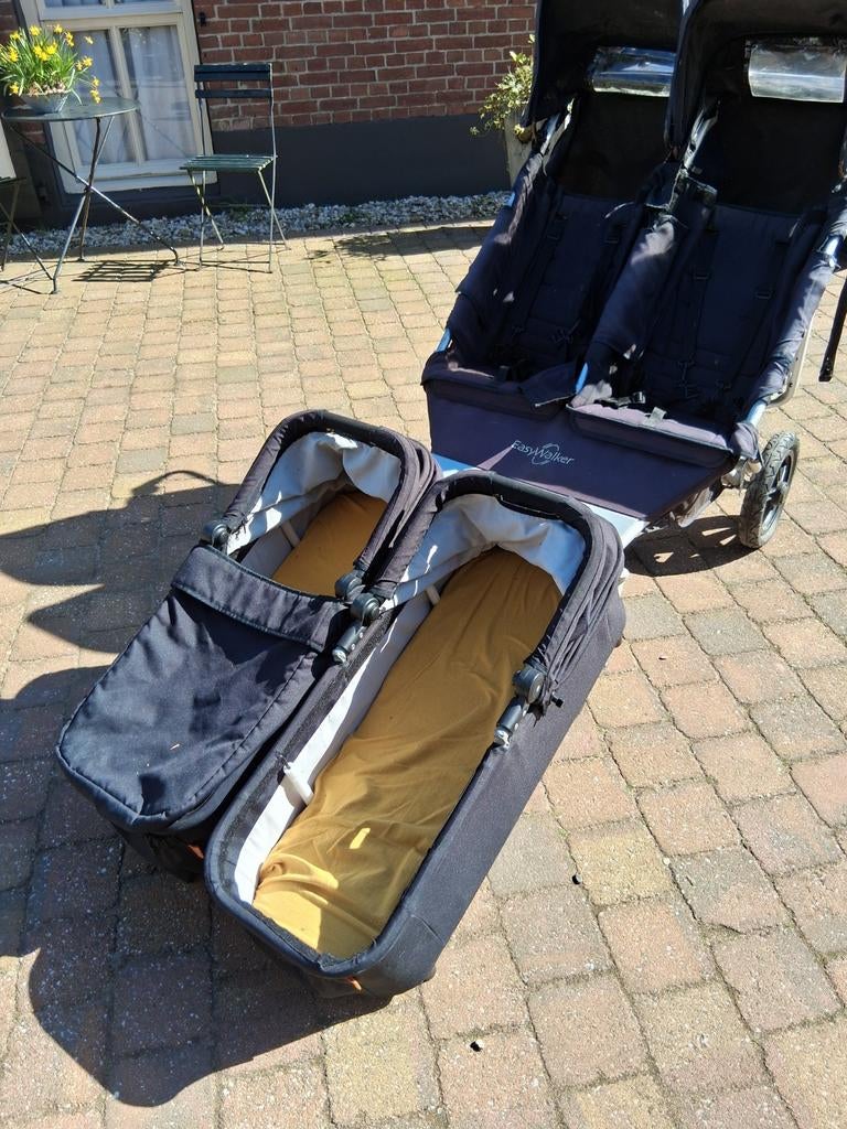 Easywalker duowagen met 2 reiswiegen, Ophalen of Verzenden