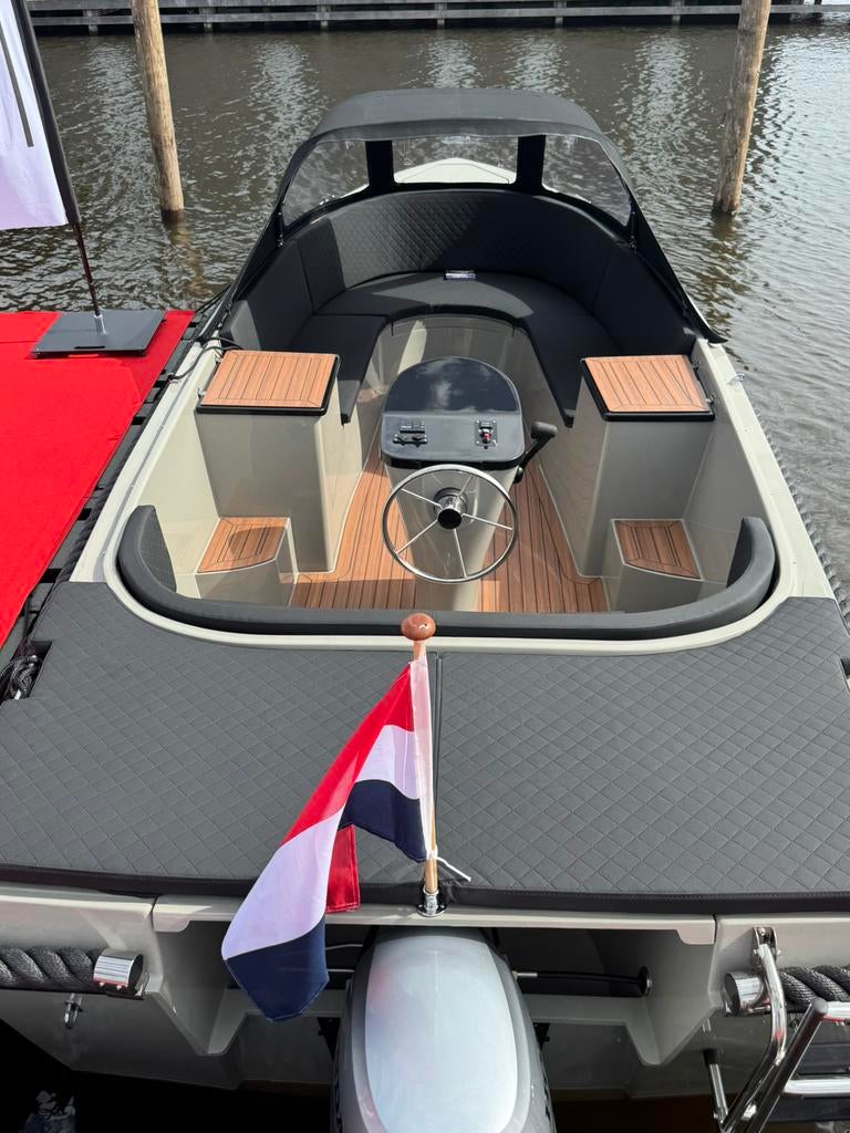 Maassloep 540 honda 15pk nieuw paasdagen geopend, 10 tot 30 pk, Ophalen of Verzenden, Zo goed als nieuw, 3 tot 6 meter