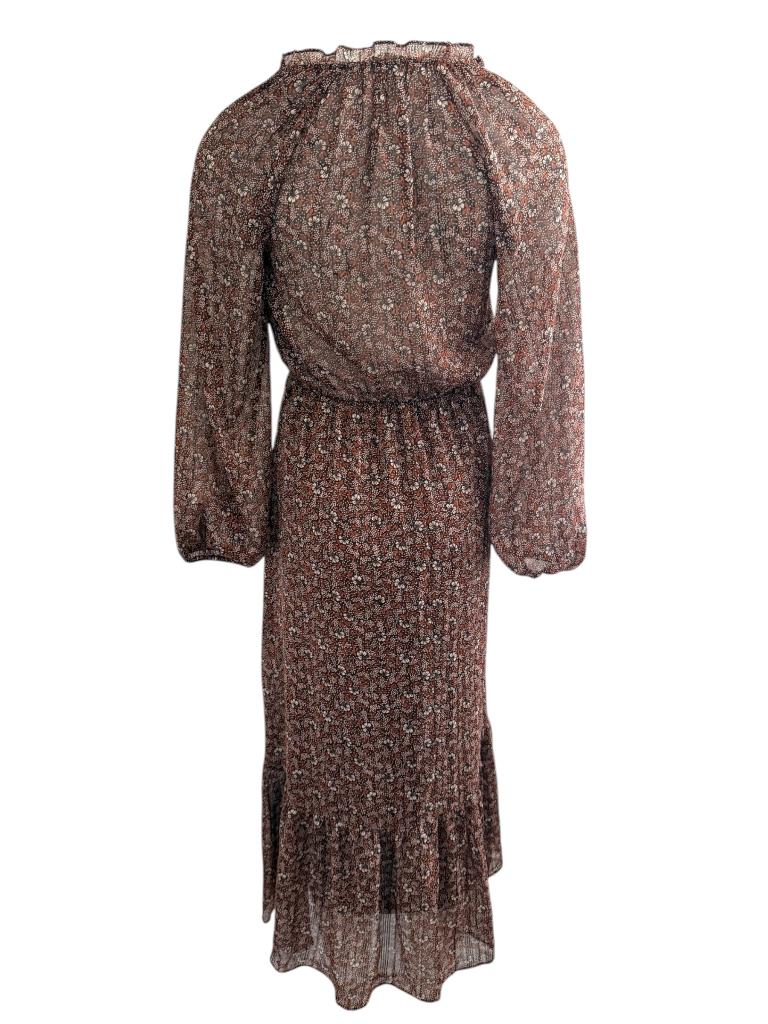 Zara jurk XS, Bruin, Ophalen of Verzenden, Zo goed als nieuw, Maat 34 (XS) of kleiner