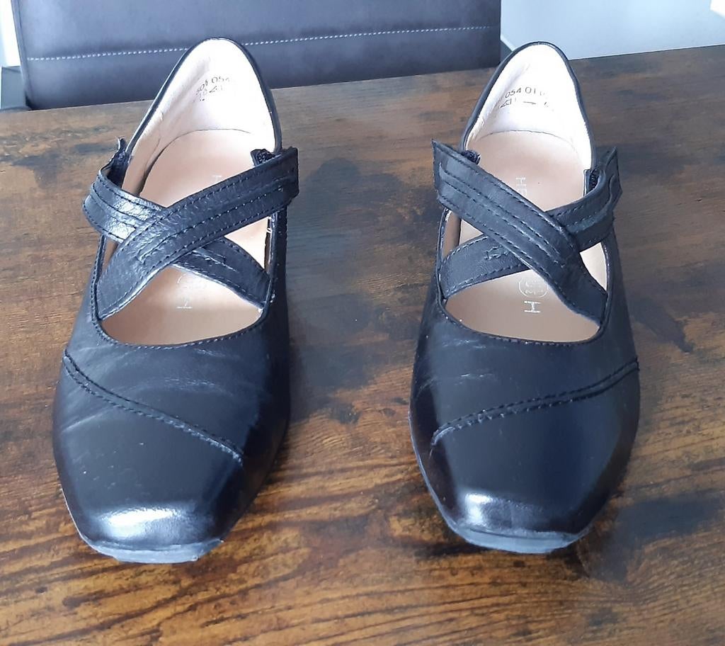 Helioform schoenen / ballerina's maat 6,5 H, Zwart, Zo goed als nieuw, Helioform, Ballerina's