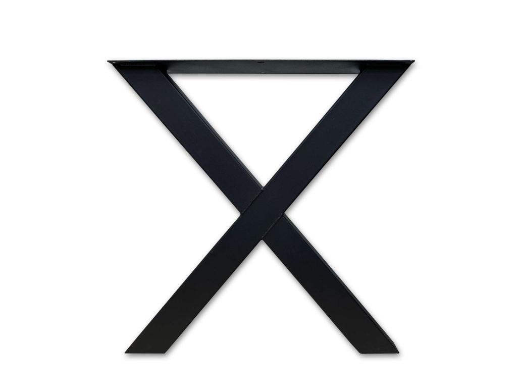 Tafelpoot - metaal - A, U, X en meer - poedercoat zwart, Huis en Inrichting, Niet ingevuld, Tafelpoot, 50 tot 100 cm, Niet ingevuld